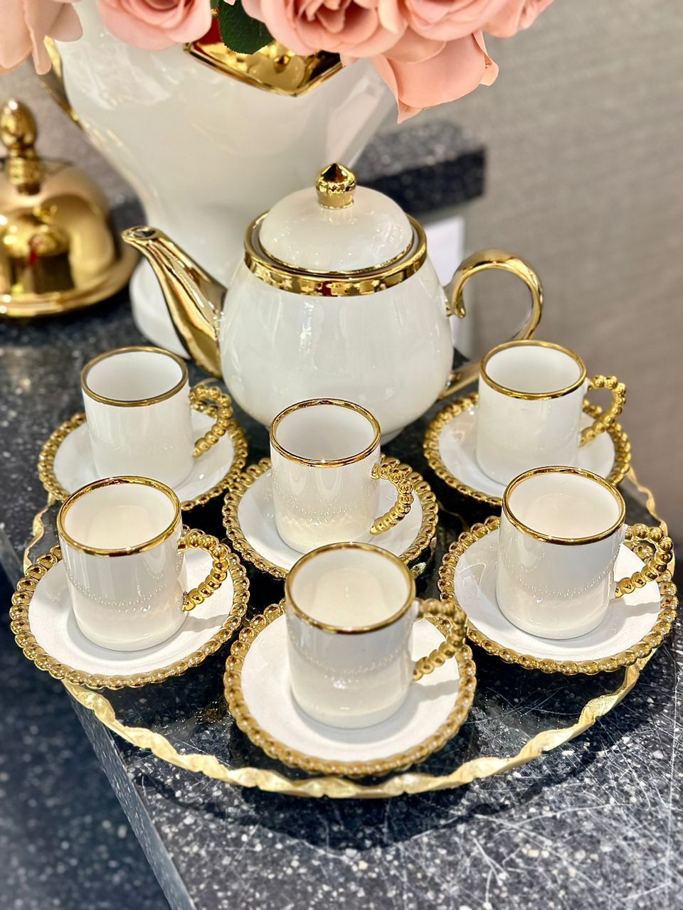 Beaded Turkish Style Tea-set